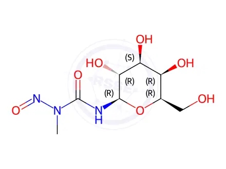 Chemical structure of N'-β-D-Galactopyranosyl-N-methyl-N-nitrosourea