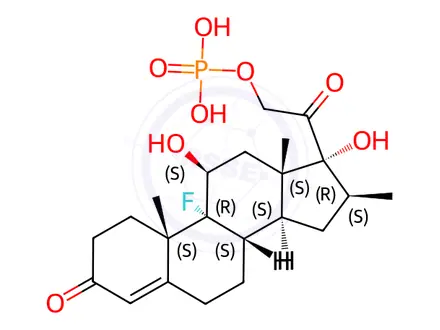 Chemical structure of Betamethasone Sodium Phosphate Impurity 2