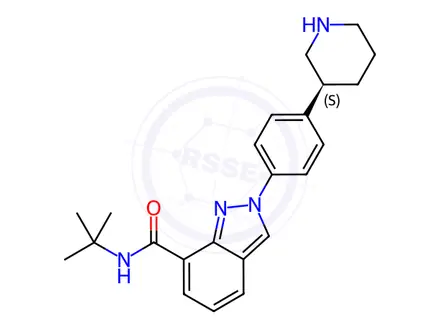 Chemical structure of Niraparib Impurity 39