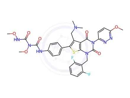 Chemical structure of Relugolix Impurity 77