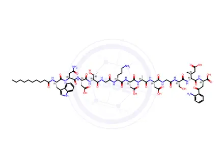 Chemical structure of Daptomycin Impurity 14