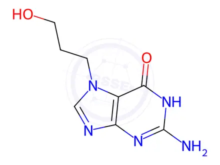 Chemical structure of Valacyclovir Hydrochloride Impurity 33