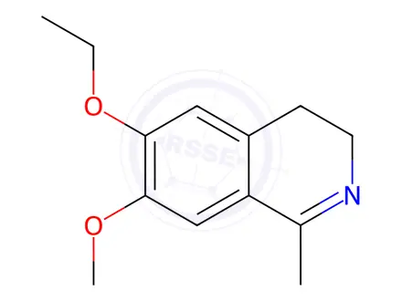 Chemical structure of Isoquinoline, 6-ethoxy-3,4-dihydro-7-methoxy-1-methyl-(9CI)
