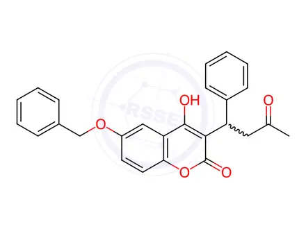 Chemical structure of Warfarin Sodium Impurity 68