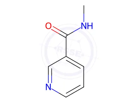 Chemical structure of N-Methylnicotinamide
