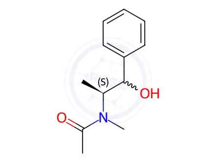 Chemical structure of rac N-Acetyl-Pseudoephedrine
