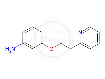 Chemical structure of {3-[2-(2-Pyridinyl)ethoxy]phenyl}amine Dihydrochloride