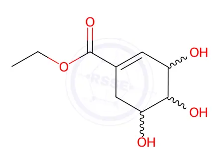 Chemical structure of Oseltamivir Impurity 62