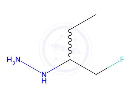 Chemical structure of (1-fluorobutan-2-yl)hydrazine dihydrochloride