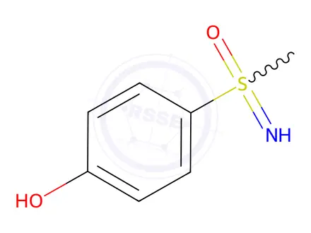 Chemical structure of (4-Hydroxyphenyl)(imino)(methyl)-l6-sulfanone