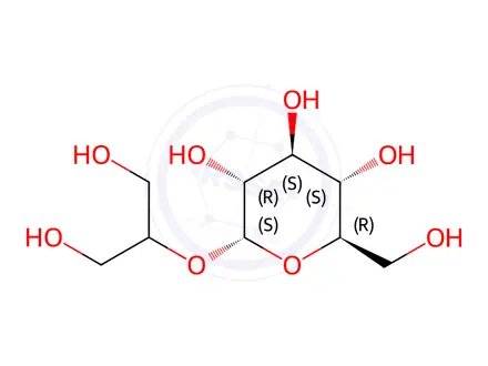 Chemical structure of 2-O-α-D-Glucosylglycerol