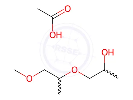 Chemical structure of 1-((1-Methoxypropan-2-yl)oxy)propan-2-yl acetate