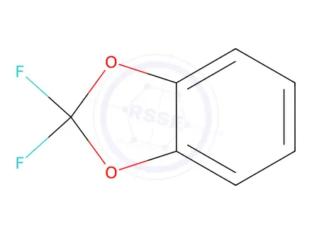 Chemical structure of 2,2-Difluoro-1,3-benzodioxole