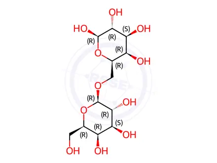 Chemical structure of 6-O-β-D-Galactopyranosyl-β-D-galactopyranose