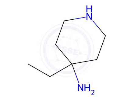 Chemical structure of 4-Ethyl-4-piperidinamine