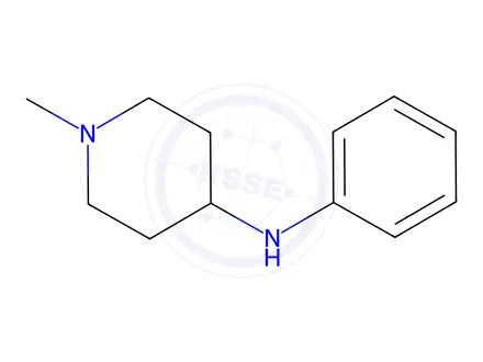 Chemical structure of 1-Methyl-N-phenylpiperidin-4-amine