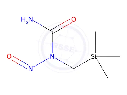 Chemical structure of N-trimethylsilylmethyl-N-nitrosourea