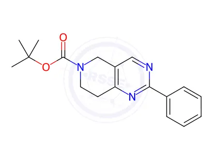 Chemical structure of 2-Phenyl-6-boc-7,8-dihydro-5H-pyrido[4,3-d]pyriMidine
