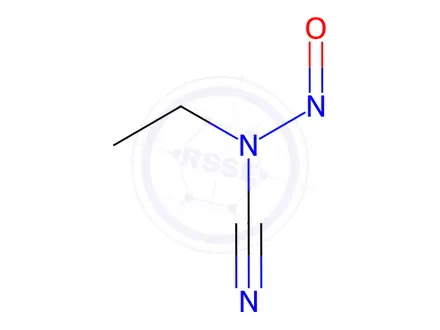 Chemical structure of ETHYLNITROSOCYANAMIDE