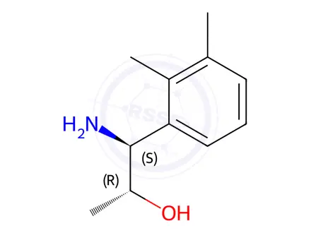 Chemical structure of (1S,2R)-1-AMINO-1-(2,3-DIMETHYLPHENYL)PROPAN-2-OL
