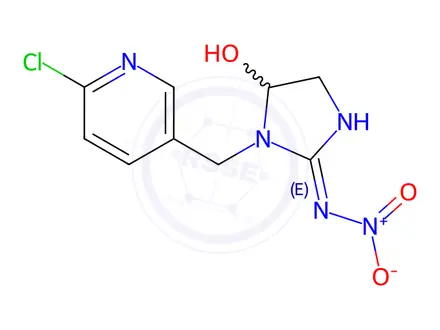 Chemical structure of 5-Hydroxyimidacloprid