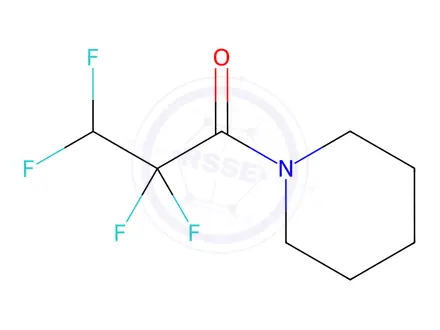 Chemical structure of Piperidine, 1-(2,2,3,3-tetrafluoro-1-oxopropyl)-(9CI)