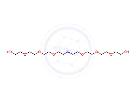 Chemical structure of 12-Methyl-3,6,9,15,18,21-hexaoxa-12-azatricosane-1,23-diol