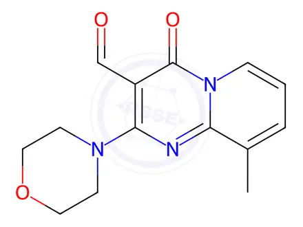 Chemical structure of 9-METHYL-2-MORPHOLIN-4-YL-4-OXO-4H-PYRIDO[1,2-A]PYRIMIDINE-3-CARBALDEHYDE