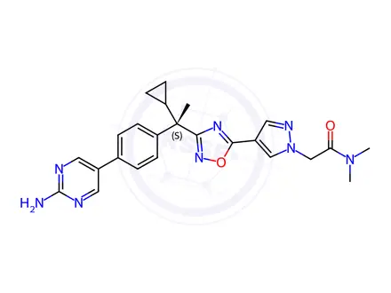 Chemical structure of (S)-BI 665915
