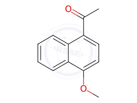 Chemical structure of 1-(4-Methoxynaphthalen-1-yl)ethanone