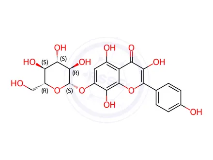 Chemical structure of HERBACITRIN