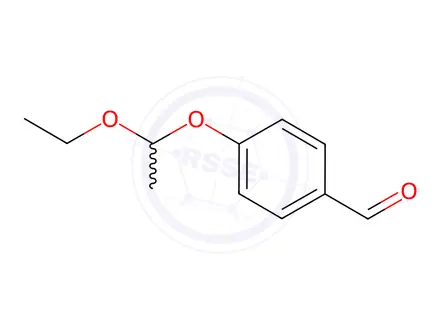 Chemical structure of 4-(1-ethoxyethoxy)benzaldehyde