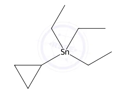 Chemical structure of Cyclopropyltriethylstannane