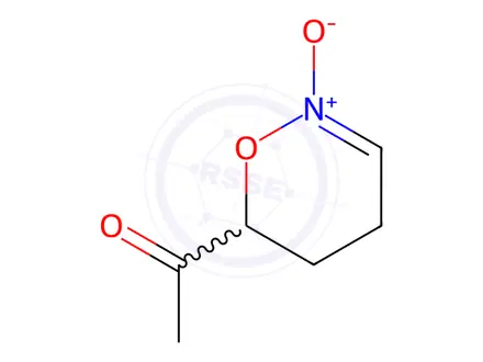 Chemical structure of Ethanone, 1-(5,6-dihydro-2-oxido-4H-1,2-oxazin-6-yl)-(9CI)