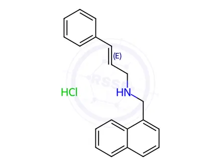 Chemical structure of Desmethyl Naftifine(Hydrochloride)