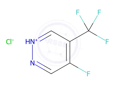 Chemical structure of 2-Chloro-5-fluoro-4-(trifluoromethyl)pyridine