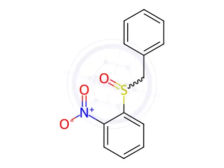 Chemical structure of BENZYL 2-NITROPHENYL SULFOXIDE