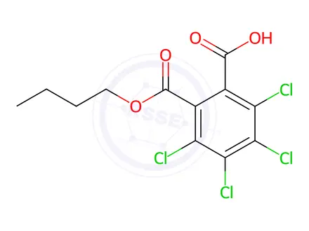 Chemical structure of Monobutyl Tetrachlorophthalate