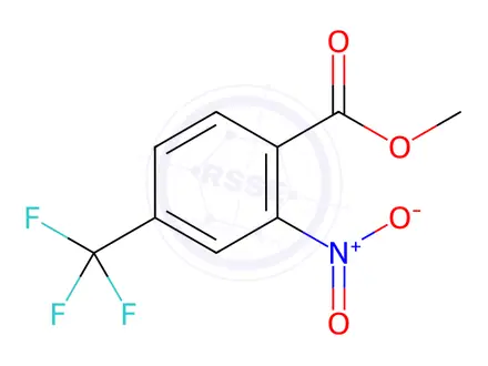 Chemical structure of Methyl 2-Nitro-4-(trifluoromethyl)benzoate