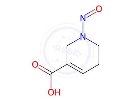 Chemical structure of N-Nitrosoguvacine