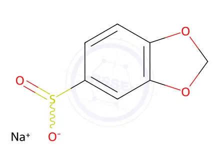 Chemical structure of Sodium 2H-1,3-benzodioxole-5-sulfinate