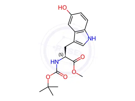 Chemical structure of N-Boc-5-hydroxytryptophan Methyl Ester