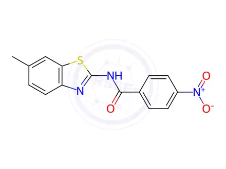Chemical structure of N-(6-methylbenzo[d]thiazol-2-yl)-4-nitrobenzamide