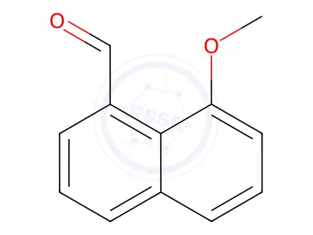 Chemical structure of 8-Methoxynaphthalene-1-carboxaldehyde