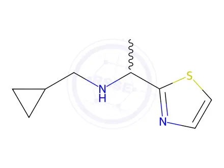 Chemical structure of n-(Cyclopropylmethyl)-1-(thiazol-2-yl)ethan-1-amine