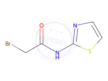 Chemical structure of 2-Bromo-N-(thiazol-2-yl)acetamide