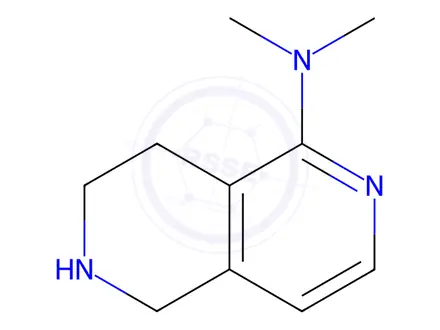 Chemical structure of N,N-dimethyl-5,6,7,8-tetrahydro-2,6-naphthyridin-1-amine
