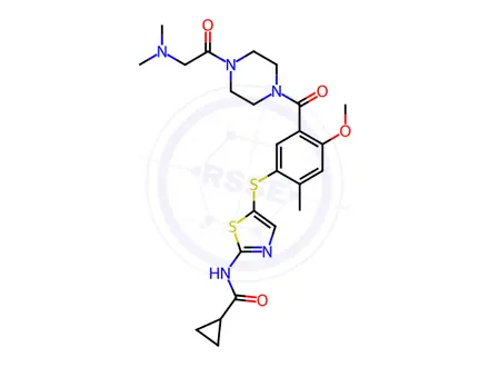 Chemical structure of Soquelitinib Impurity 98