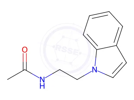 Chemical structure of N-(2-(1H-Indol-1-yl)ethyl)acetamide