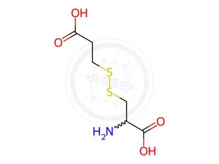Chemical structure of 3,3'-Disulfanediylbis(2-aminopropanoic acid)